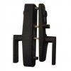 Black Door Handle Set With Levers On Either Side — Caravan Experts In The Charters Towers Region, QLD