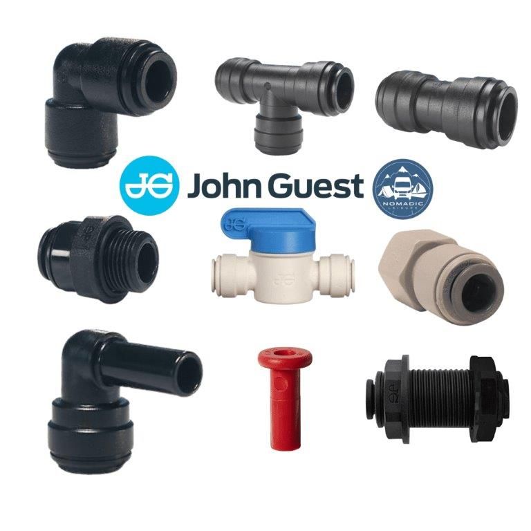 Collection Of John Guest Push-fit Plumbing Fittings — Caravan Experts In The Charters Towers Region, QLD