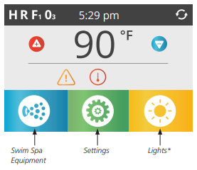 Swim Spa Control Panel