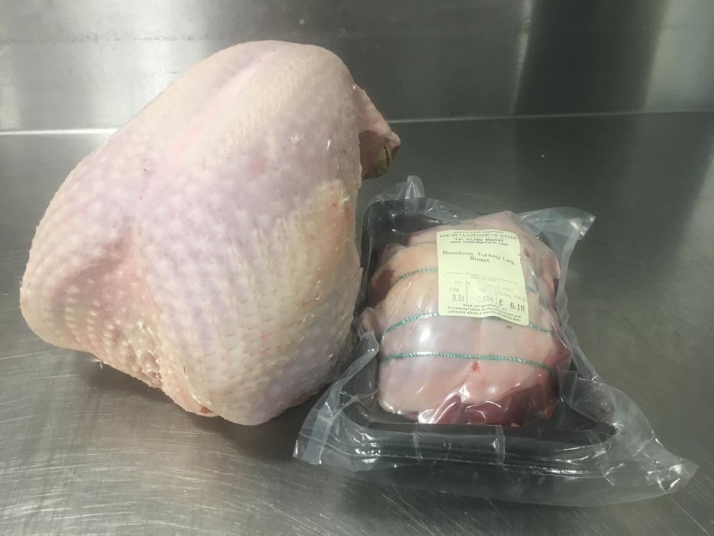New Lodge Farm locally sourced Christmas Turkey crown.