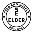 Circular black-and-white logo reading “Feed and Supply Elder,” with “5E” in the center and “Est. 2021” around the edge.