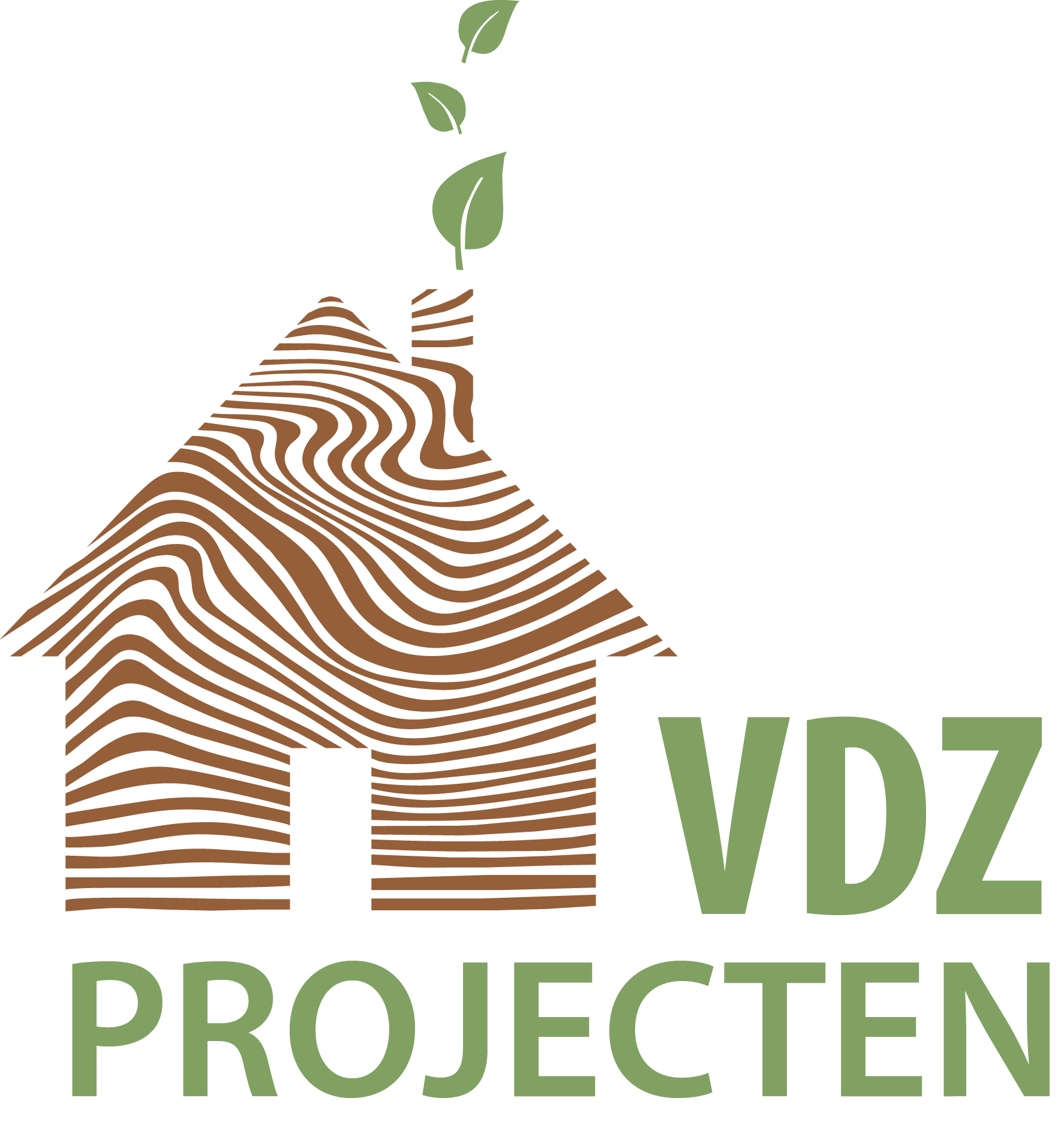Een logo voor een bedrijf genaamd vdz projecten