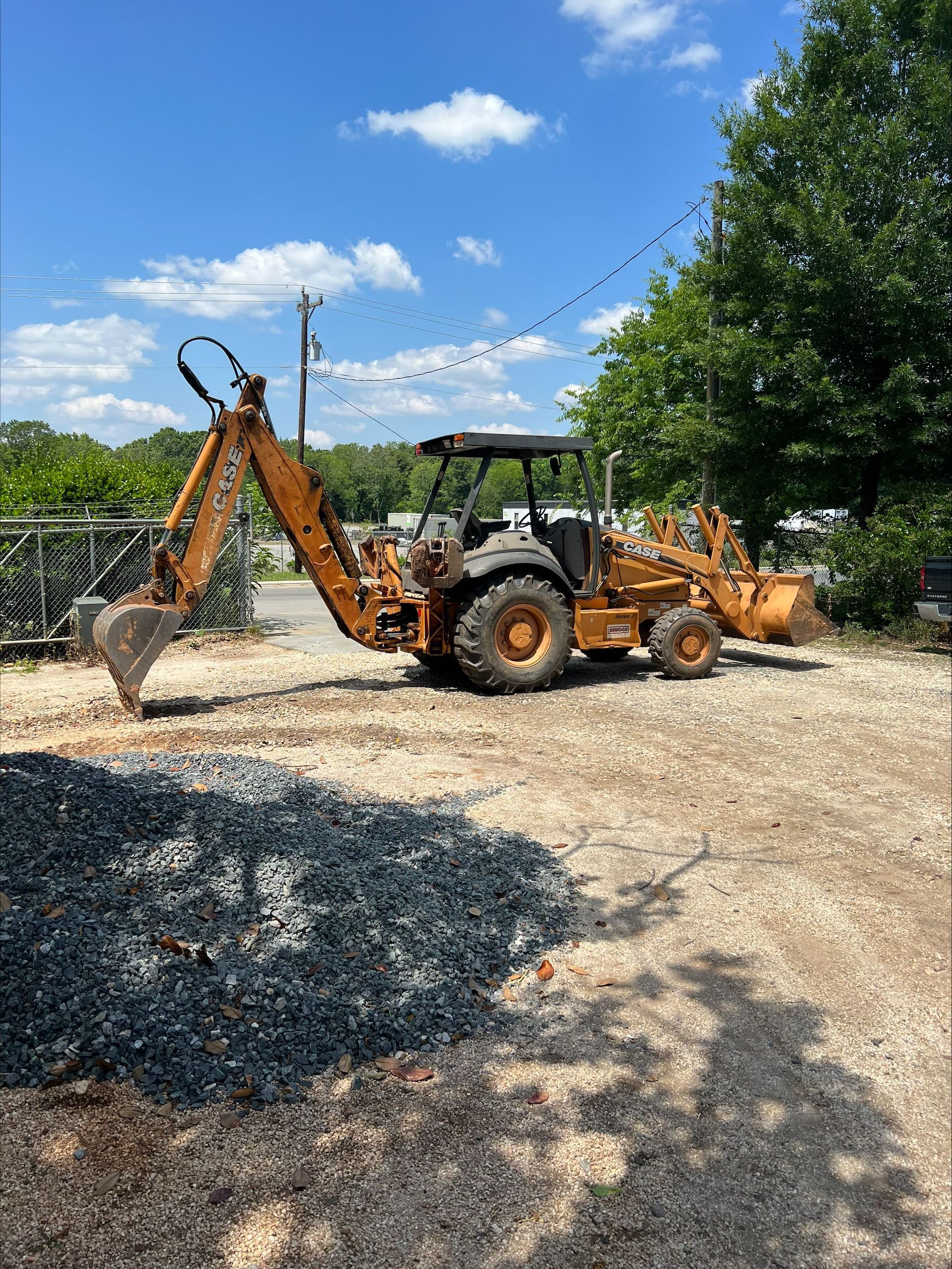 Yellow Tractor - Pineville, NC - Autry's Backhoe & Septic Service