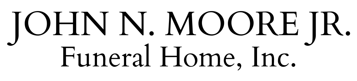 The logo for sample funeral home is shown on a white background.