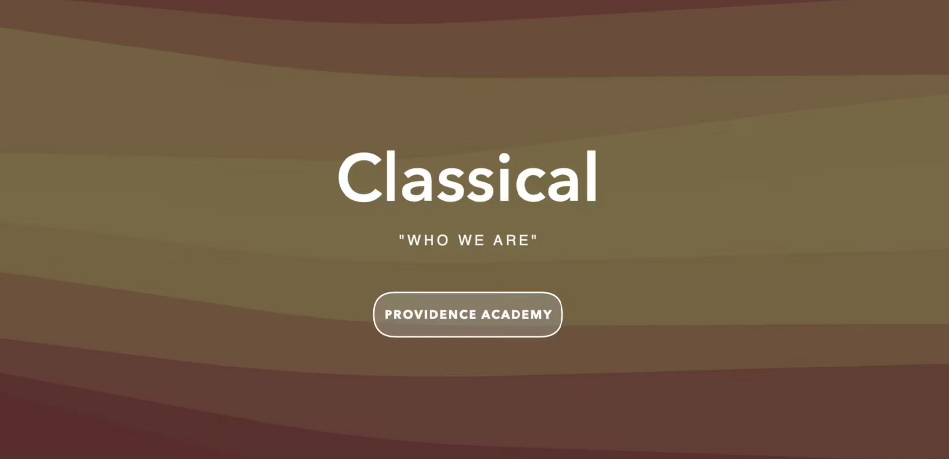 Classical title slide with brown gradient background and a centered “get started” button