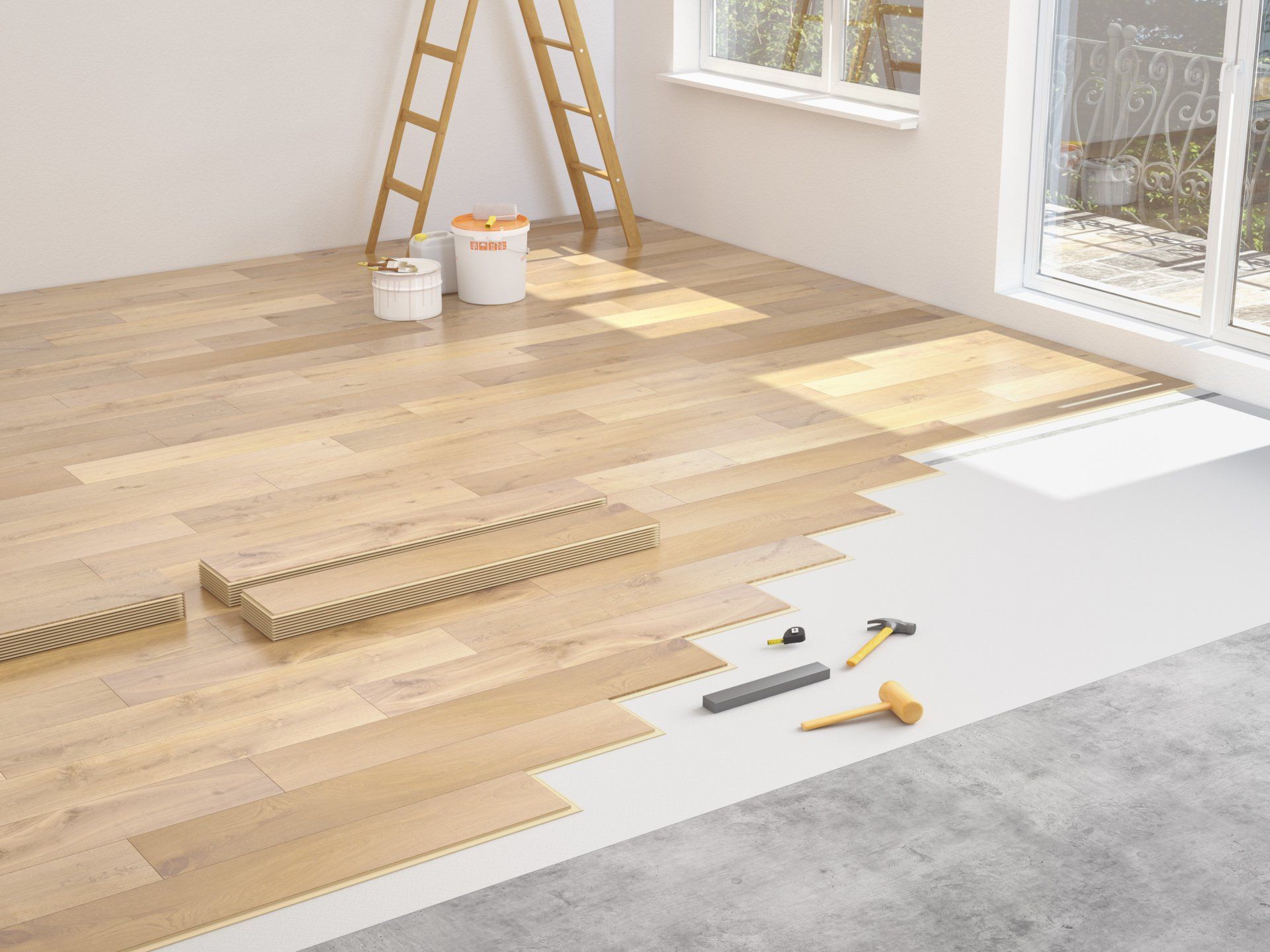 pose de parquet