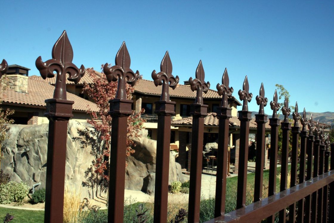 Designed Iron Fence — Sparks, NV — Tholl Fence, Inc. Designed Iron Fence — Sparks, NV — Tholl Fence, Inc.