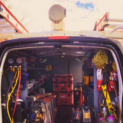 airconditioning unit hvac van