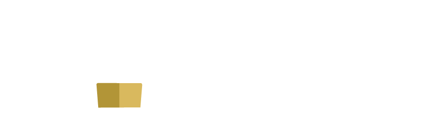 Small gold rectangular box on a white background, with the white text, Sedona Support