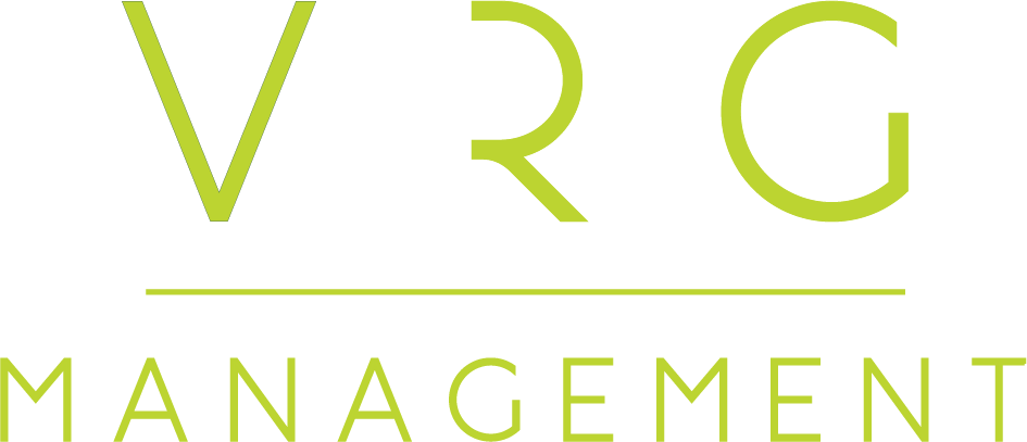 The logo for vrg management
