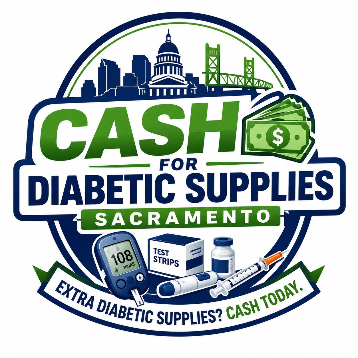 Cash For Diabetic Supplies Sacramento logo