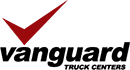 Vanguard Truck Centers logo with red checkmark and black text on white background