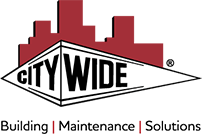 CityWide logo with red city skyline and the words “Building | Maintenance | Solutions”