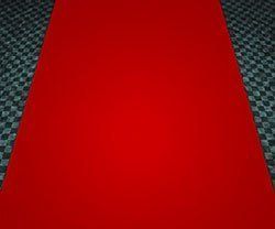 Carpet cleaning service in Durham, NC, red carpet runner on a patterned floor.