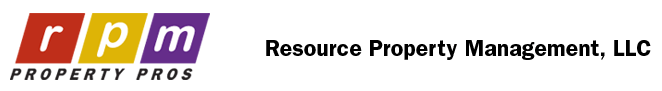 RPM Property Pros logo with orange and black “rpm” icon and Resource Property Management, LLC text