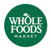 Whole Foods Market logo: white text on a green circle