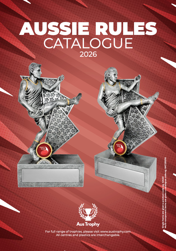 Aussie Rules Catalogue 2024 — Ace Wholesale Trophies & Engraving In Bakers Creek, QLD