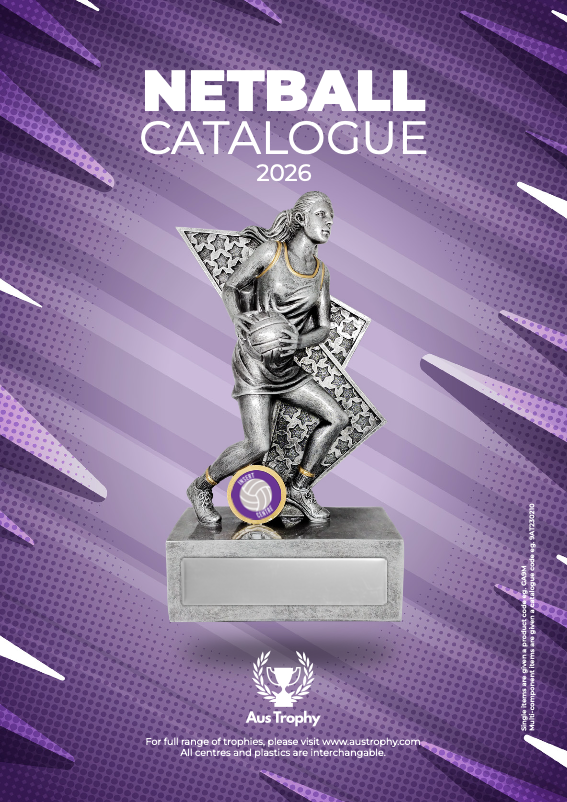 Netball Catalogue 2024 / 25 — Ace Wholesale Trophies & Engraving In Bakers Creek, QLD