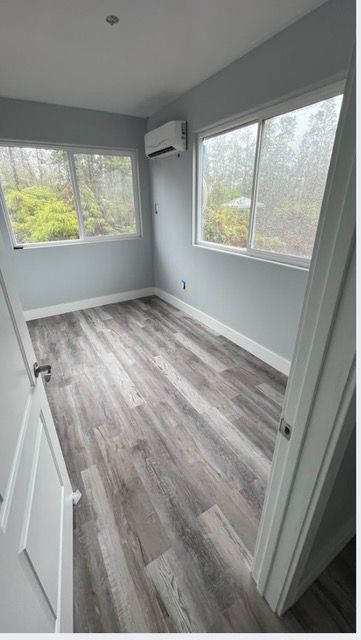 Custom Shipping Container Interior with room division and door