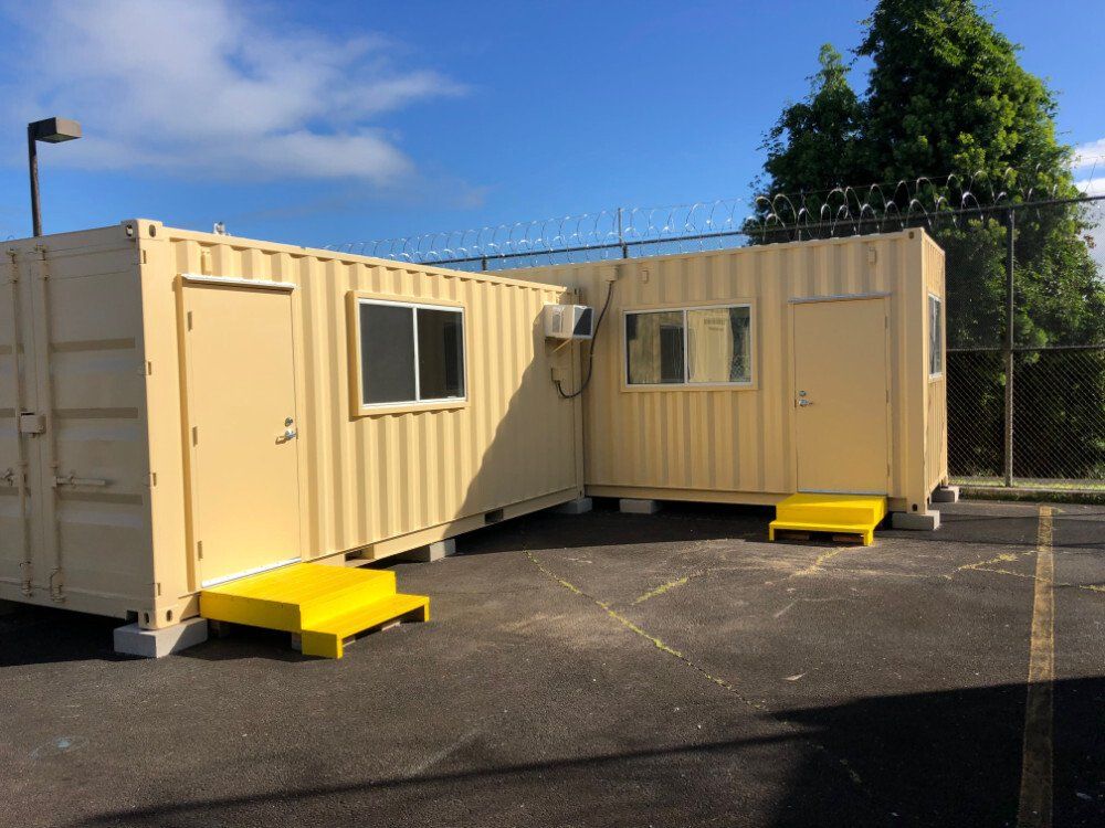 Hilo Community Correctional Center Temporary Office showing exterior office