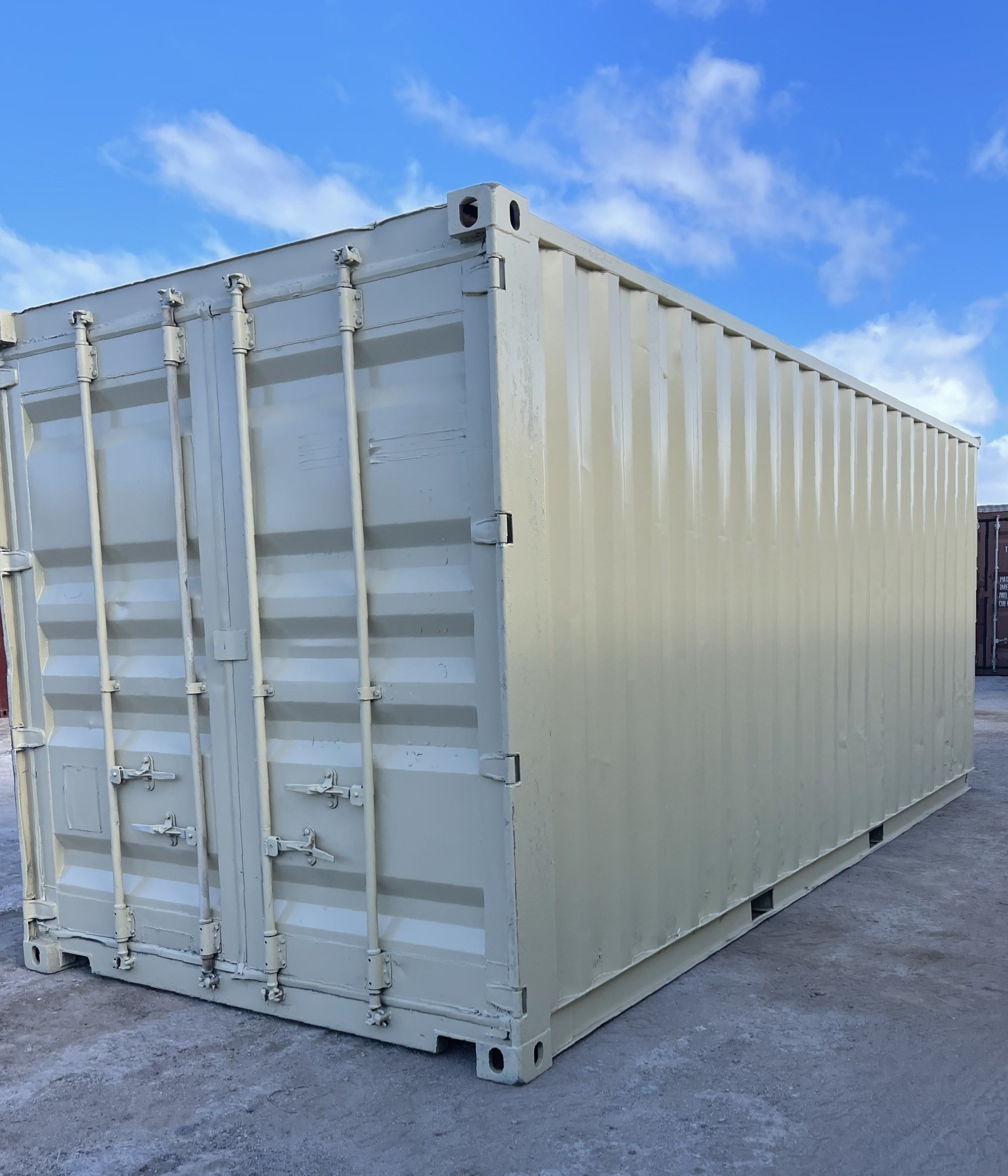 20' Refurbished Shipping Container with swing doors exterior