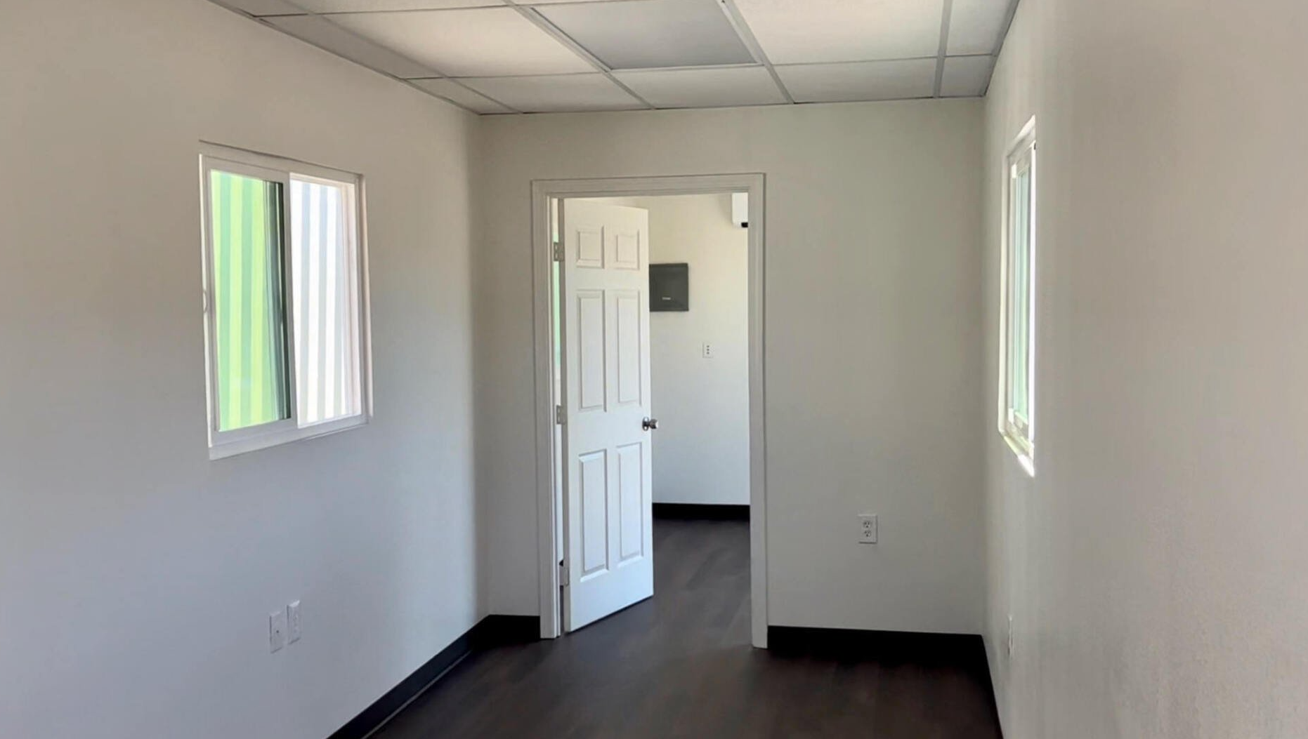 Deluxe Office Interiors with entrance and ceiling