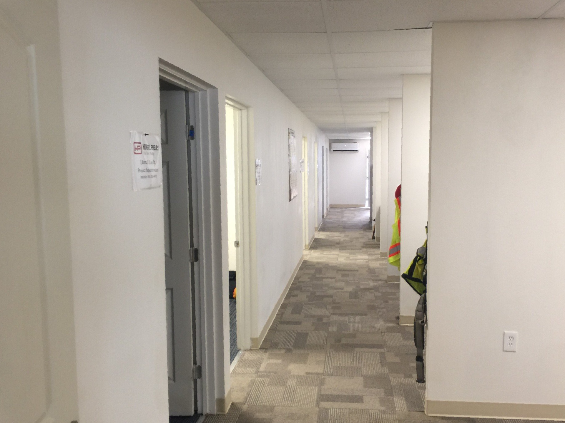 Multiple-Wide Office and Custom Space with partitioned rooms with doors