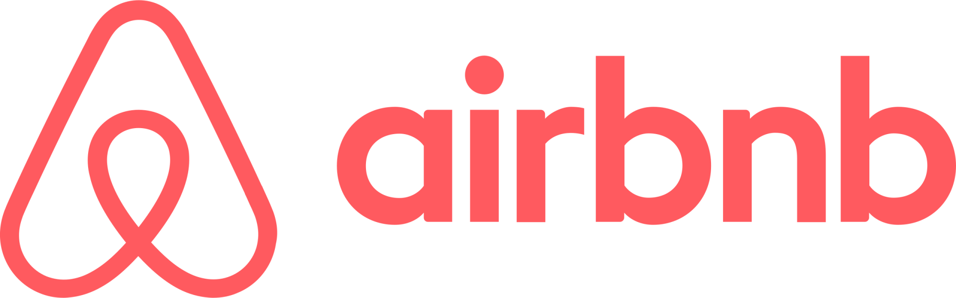 Airbnb logo: a red, stylized