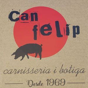 A logo for can felip carniseria i botiga dated 1969