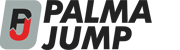 Se muestra un logotipo de Palma Jump sobre un fondo blanco.