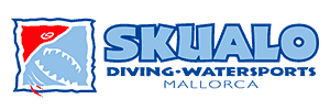 Un logotipo para Skualo Diving Watersports Mallorca
