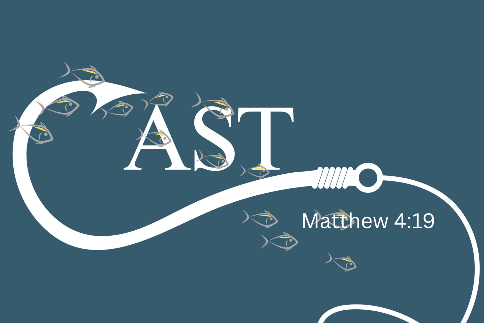 Cast youth logo, Matthew 4:19
