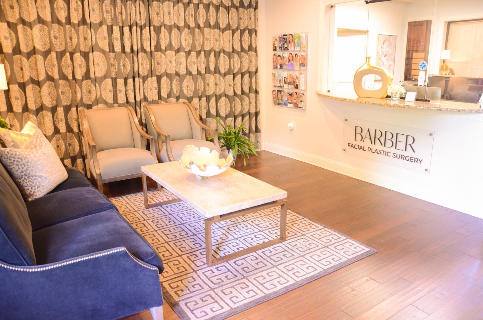 photos of the office of Barber Facial Plastic Surgery in Fairhope and Mobile, AL