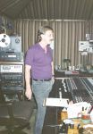 Man on Sound Recording Room