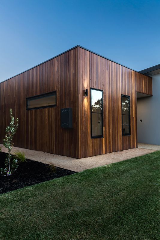 A House With Modern Exterior Wall — Glen Lamberts Wall Cladding & Home Improvements in Wauchope, NSW