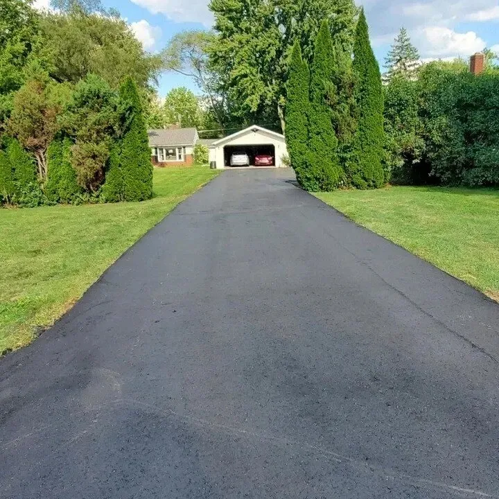 Driveway asphalt paving, DJs Paving, Canton, MI.