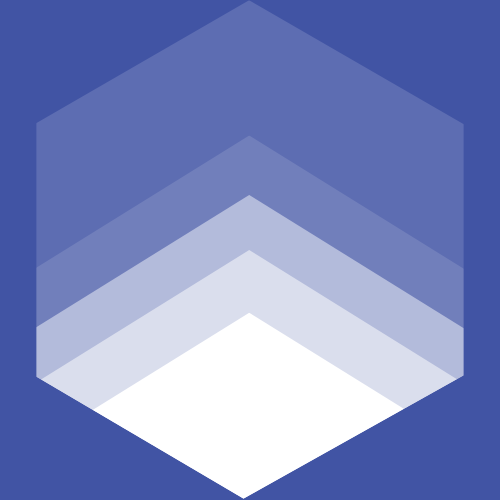 Abstract chevron blue graphic