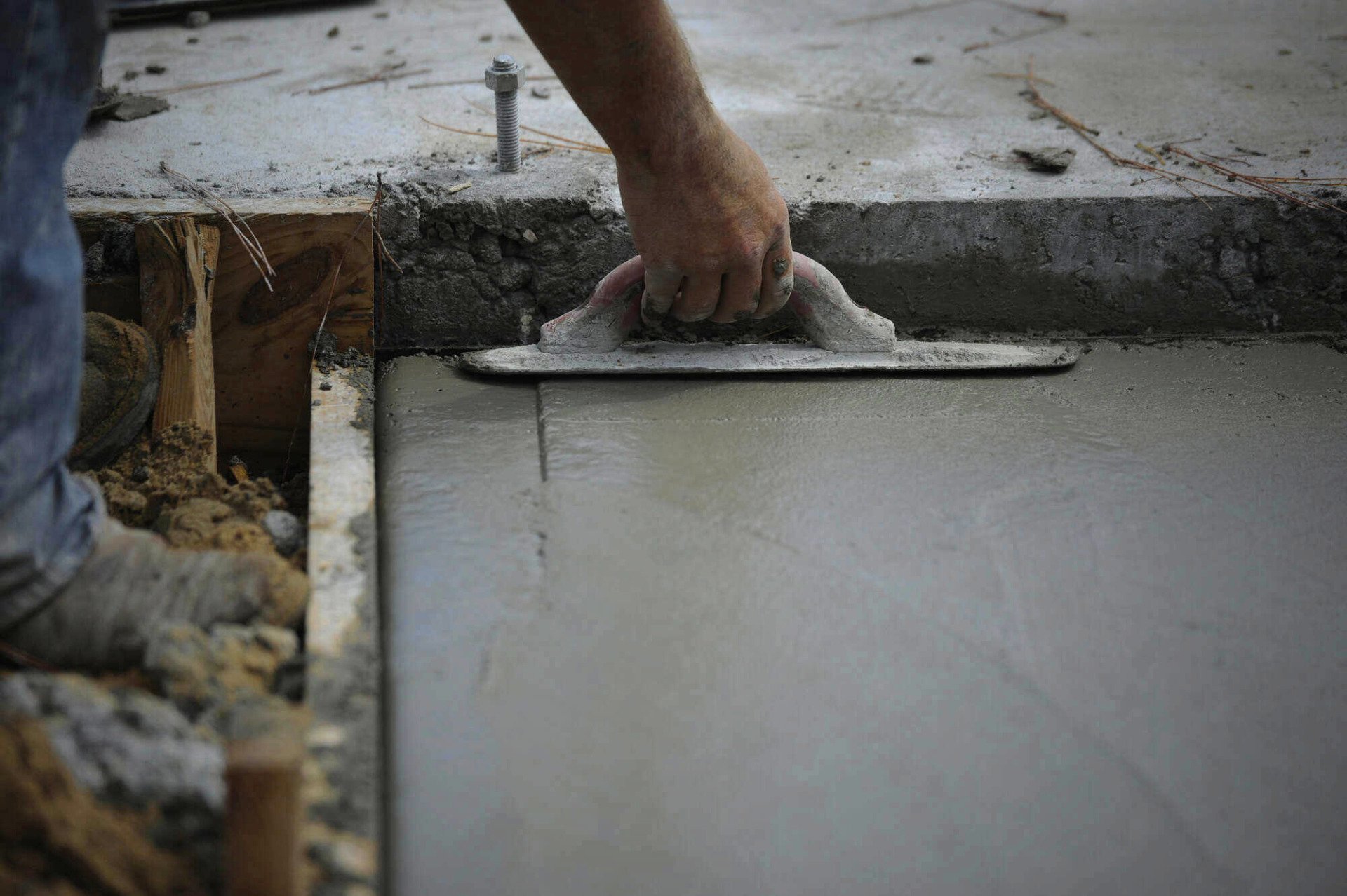 Smooth Concrete patio repair