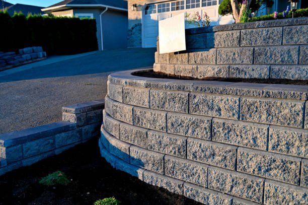 stamped and colored concrete patio in the Valley