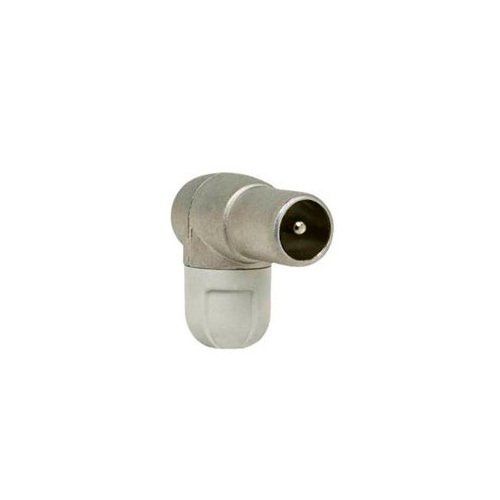 Conector TV Blindado Acodado Macho Televes