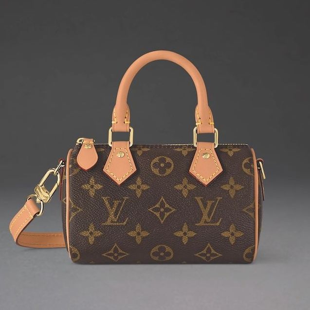 A brown louis vuitton bag with a brown strap