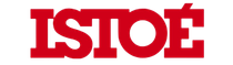Logo da revista semanal brasileira ISTOÉ, com a palavra em negrito, em letras maiúsculas vermelhas.