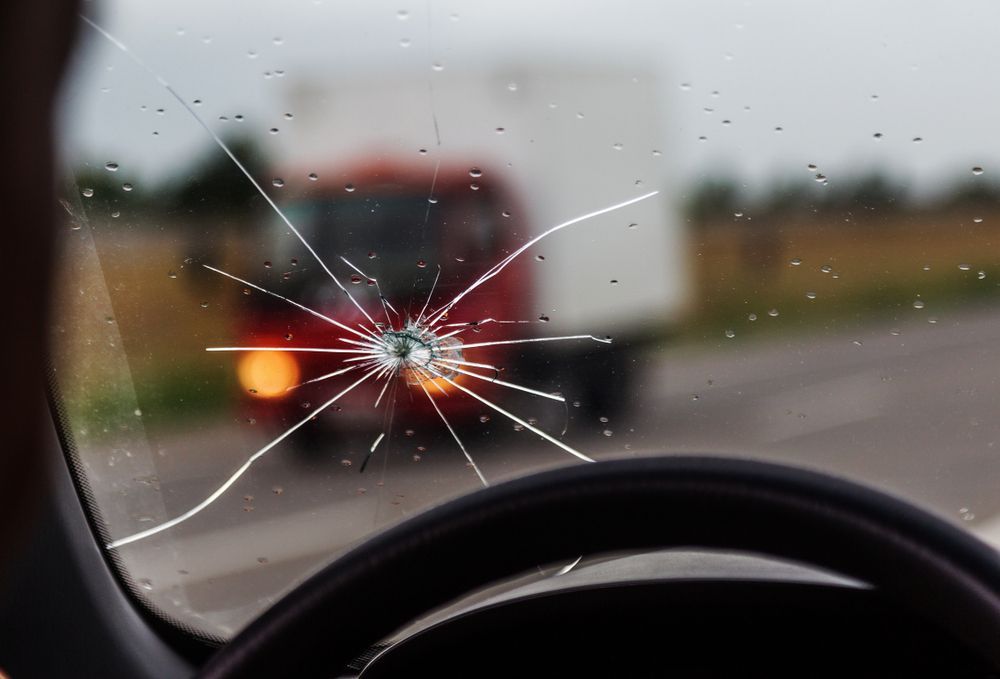 Broken Car Windscreen — Road Runner Windscreens in South Grafton, NSW