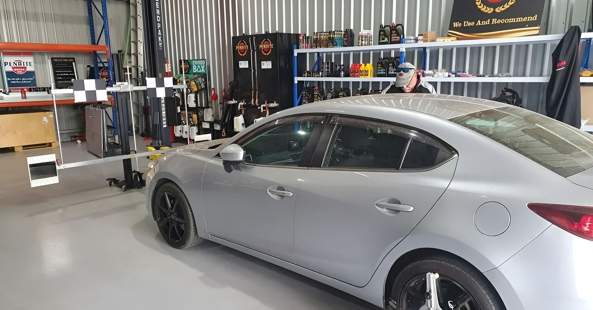 Car in Garage for Windshield Inspection — Road Runner Windscreens in South Grafton, NSW