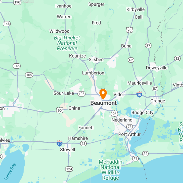 Map of general service area. 