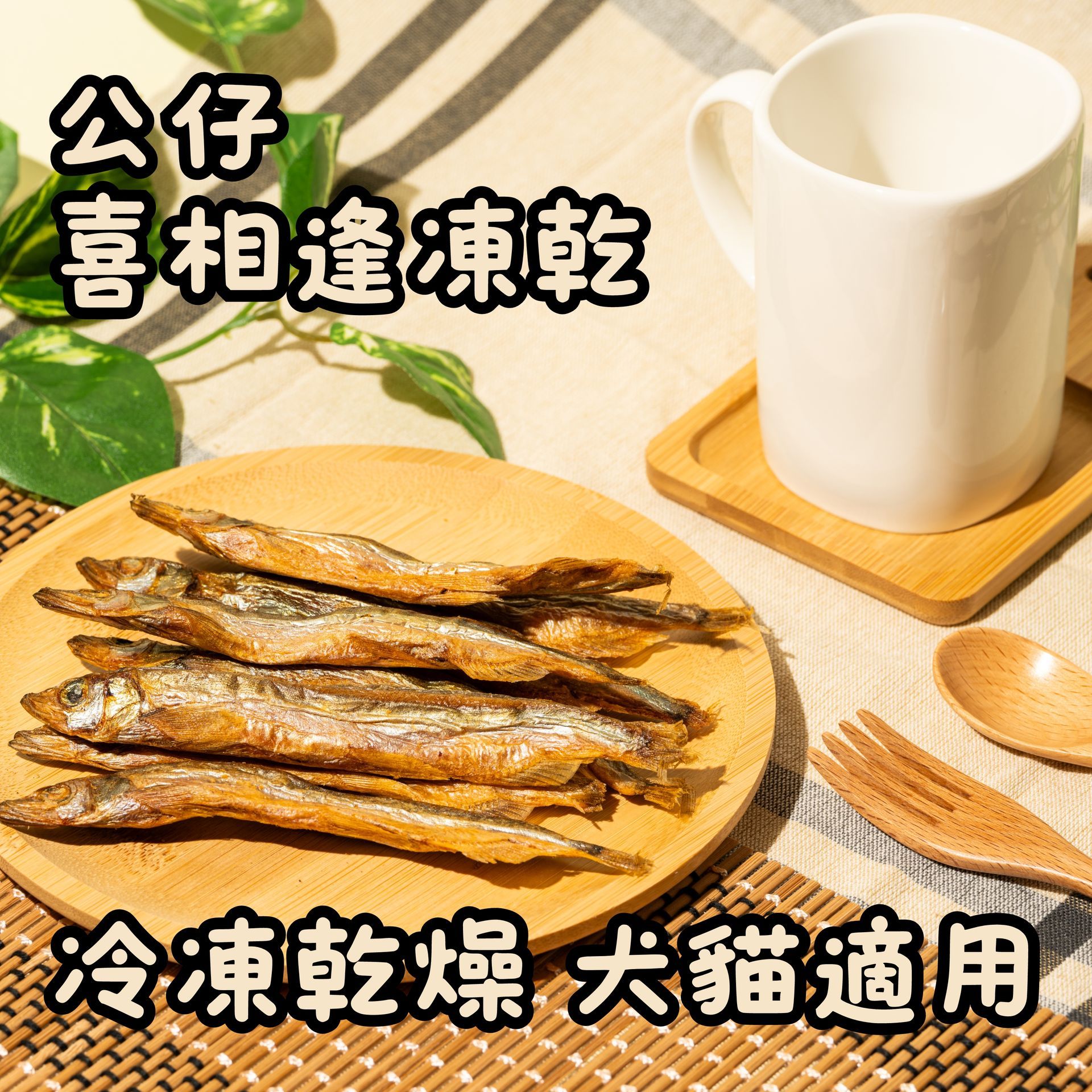 公仔柳葉魚凍乾