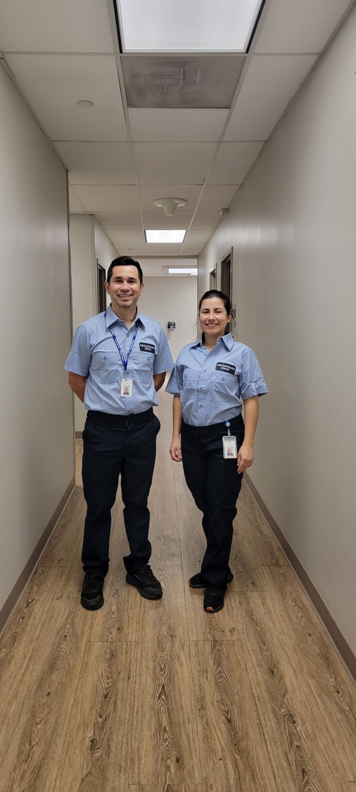 Eagle Maintenance team member — family-owned commercial cleaning company serving DFW since 1980