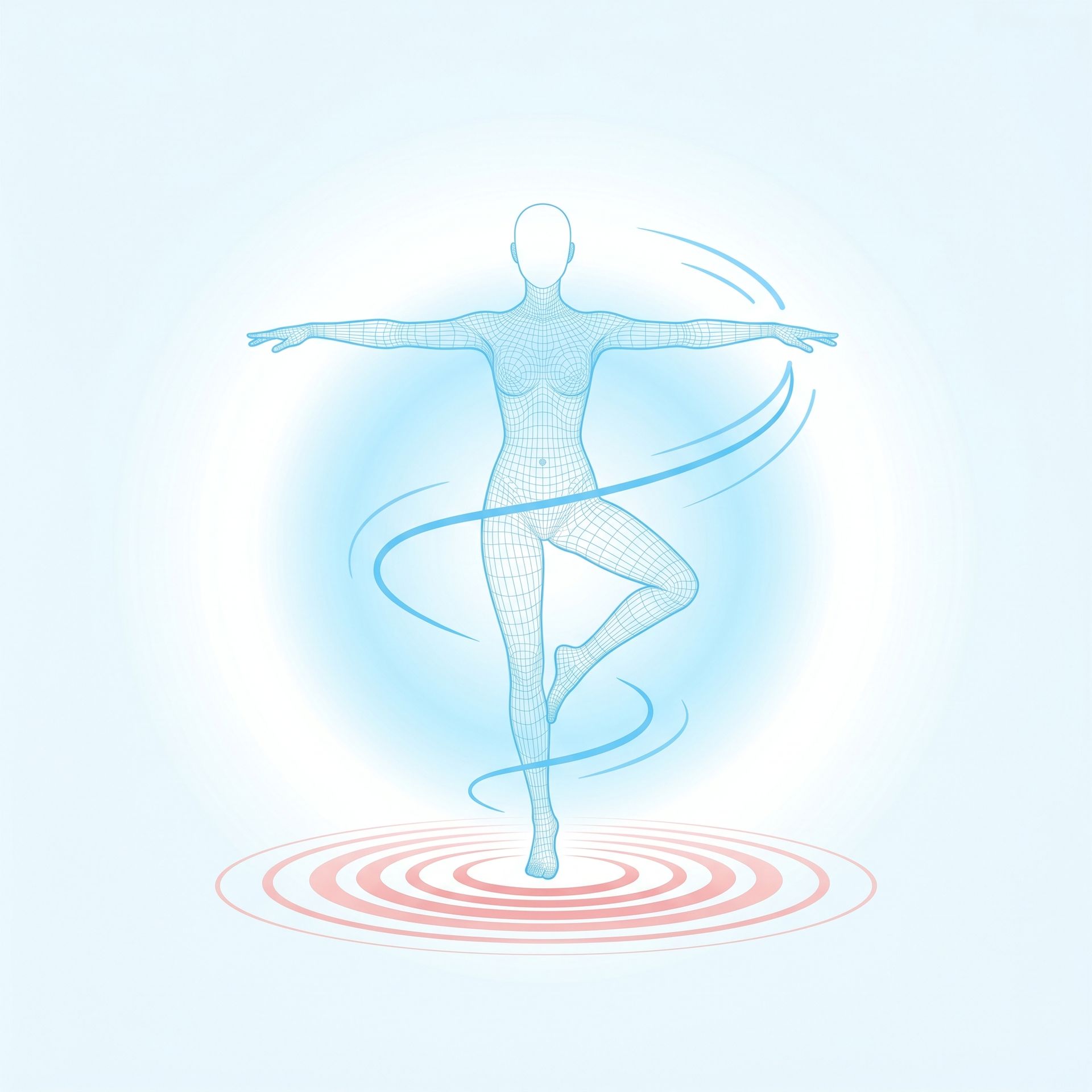 Ilustración conceptual de Rehabilitación Vestibular