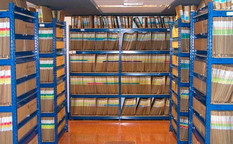 Estanterías metálicas ECO4000 para archivo y almacenaje de carga ligera