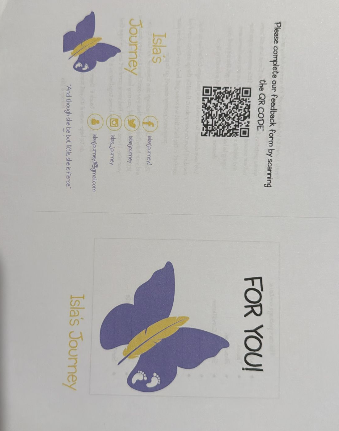 A purple butterfly logo for